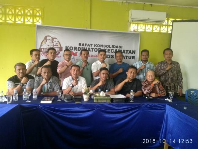 Gelar Konsolidasi, Korcam Relawan Kampar Maju Minta Bupati Evaluasi Sekda