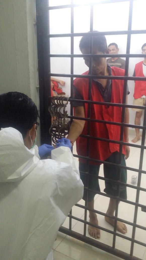 Kejari Kampar Gelar Rapid Test 11 Tahanan, Cegah Penyebaran Covid 19