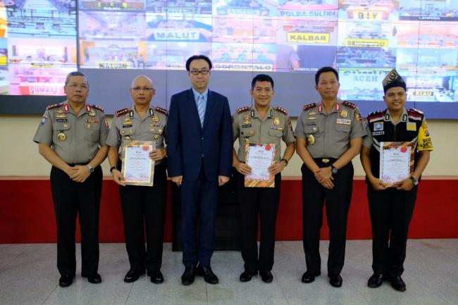 Polda riau raih juara 1 lomba polmas kapolri cup 2017-2018
