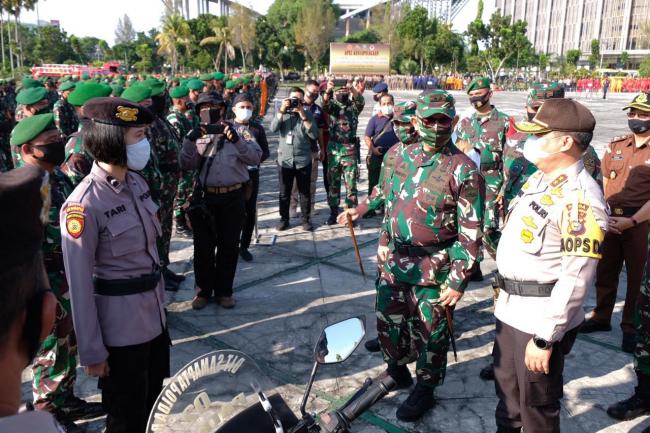 Pangdam I/BB ucapkan Terimakasih ke Kapolda Riau atas Inovasi Penanganan Karhutla