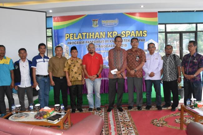 Azis Zaenal, Buka Pelatihan KP-SPAMS Program Pamsimas III 2018