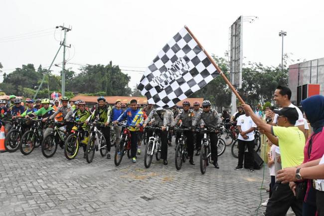 Fun Bike Berhadiah Semarakkan Hut Satlantas ke-63 Polres Kampar