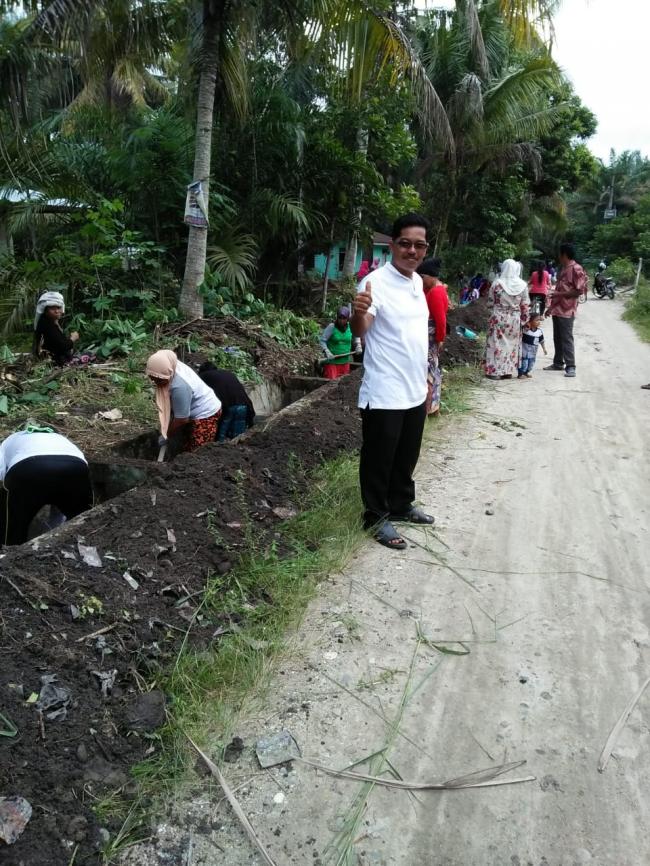 Desa Pantai Cermin Laksanakan Program Padat Karya Tunai