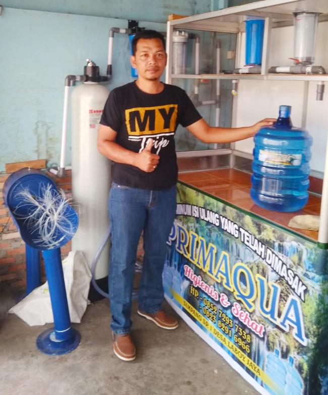 Air minum isi ulang yang telah dimasak PRIMAQUA hadir di Bangkinang Sekitarnya