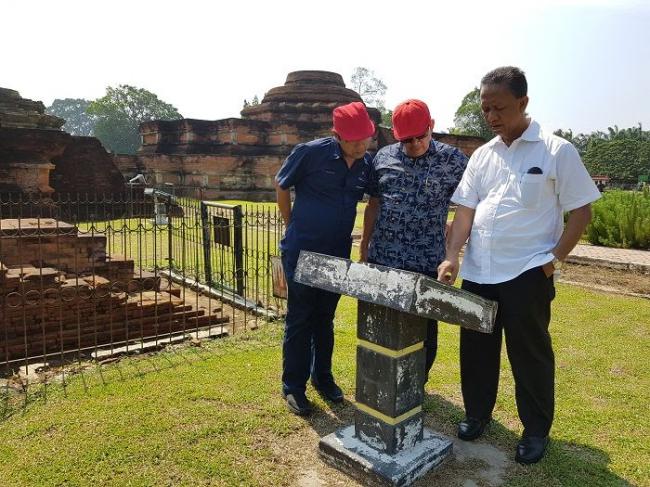 Wow.. Keren, Rektor UIR Bawa Mahasiswanya Berkunjung Situs Sejarah Candi Muara Takus