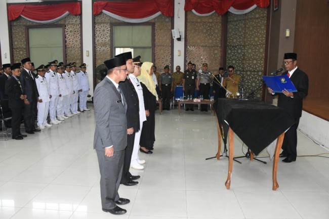 Azis Harapkan Ide Brilian dan Terobosan Kepada 133 ASN yang Baru Dilantik