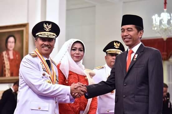 Syamsuar Resmi Dilantik Sebagai Gubernur Riau