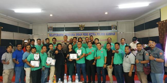 Polres Kampar Gelar Silaturahmi Bersama Insan Pers 