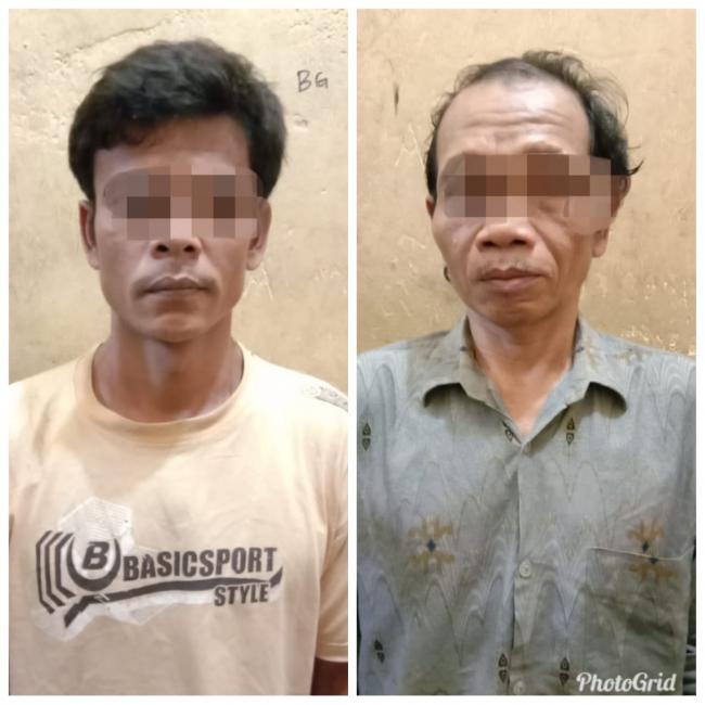 Unit Reskrim Polsek Tapung Tangkap 2 Pencuri Kabel Secondary Milik PT. Chevron