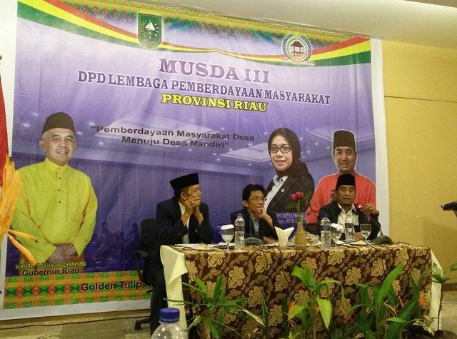 Rusli Ahmad Kembali Pimpin Lembaga Pemberdayaan Masyarakat Provinsi Riau