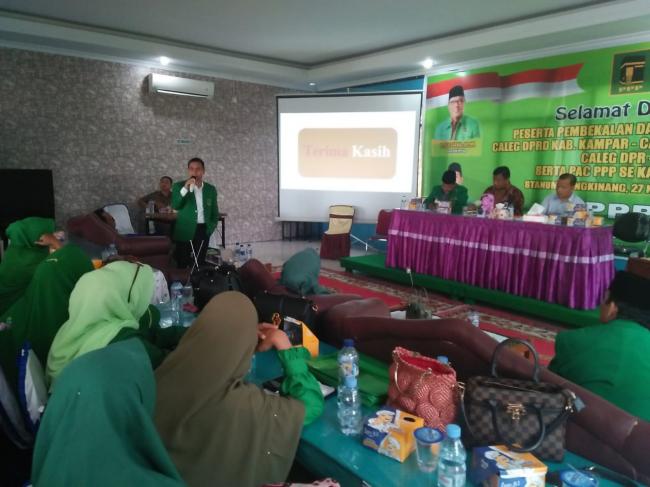 DPC PPP Kampar Gelar Pembekalan dan Silaturrahmi