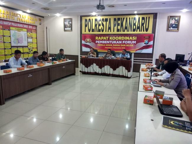 PEMBENTUKAN FORUM PEMILU 2019 PILPRES & PILEG YANG AMAN, DAMAI  dan SEJUK