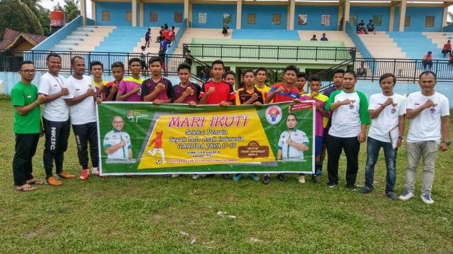 Seleksi Pemain SBAI Tim Garuda Jaya U-16 Langsung Untuk Dua Kecamatan