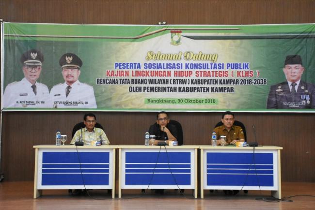 Isu KLHS RTRW 2018-2038 disosialisasikan ke Publik