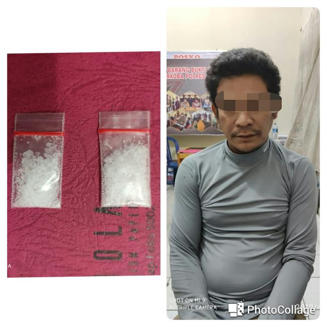 Edarkan Shabu Dirumahnya, Warga ini Diciduk Resnarkoba Polres Kampar 