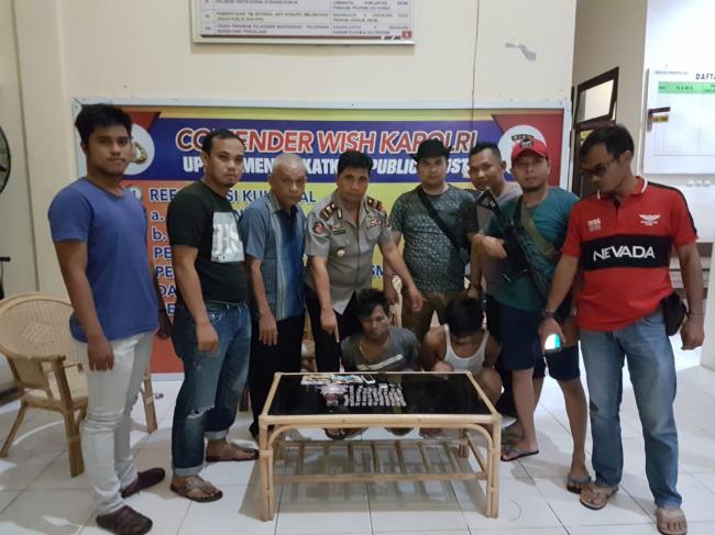 Dua Bandar Shabu Diringkus Polsek Perhentian Raja 