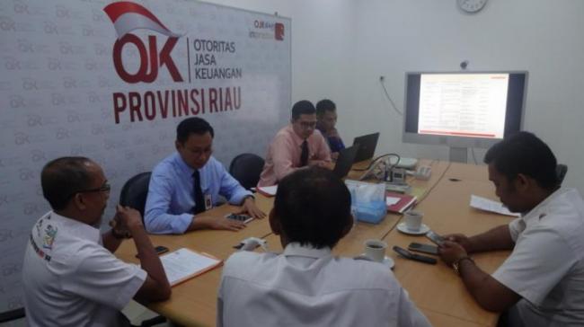 OJK Riau Gelar Rapat Terkait Aduan Investasi Ilegal PT Amoeba Pekanbaru