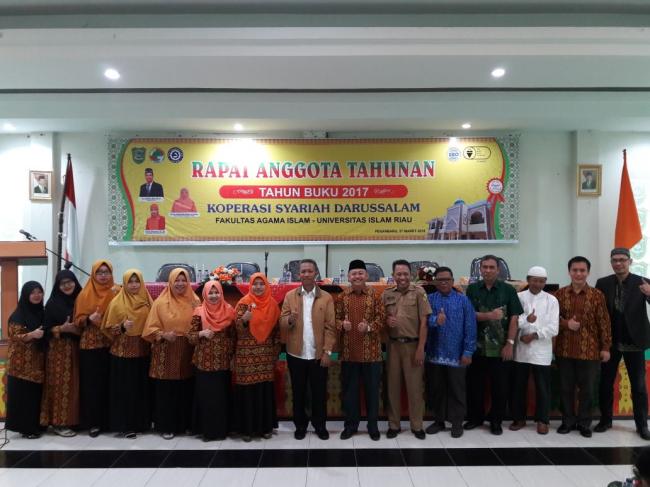 Koperasi Syariah FAI UIR Himpun Dana Ratusan Juta, Rektor: Jangan Lupa Urus Legalitasnya