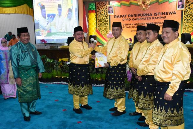 DPRD Kabupaten Kampar Gelar Paripurna Hari Jadi Ke 70