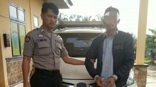 Pelaku Penggelapan Mobil Rental di Tapung Hulu Kampar Ditangkap 