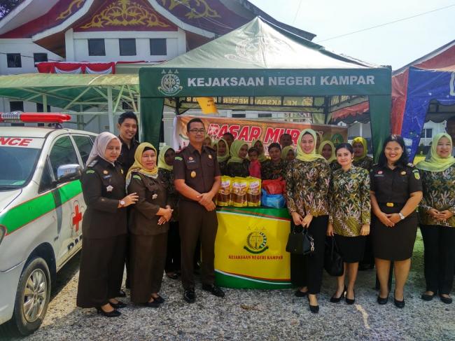 Kejaksaan Negeri Kampar Gelar Berbagai Kegiatan Sambut Hari Bhakti Adhyaksa ke-59