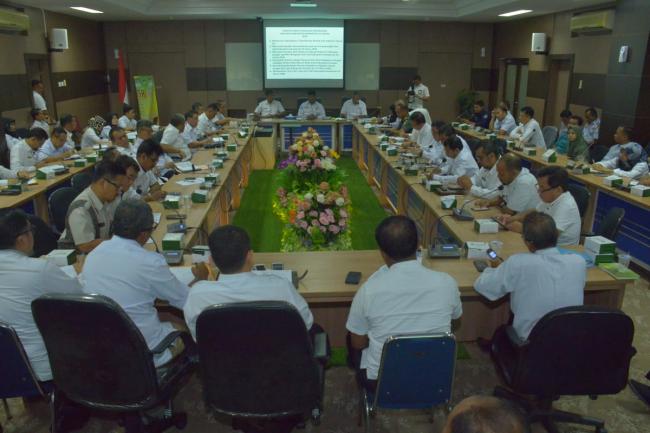 PASI PERS KODIM 0313/KPR HADIR DALAM RAPAT HUT KABUPATEN KAMPAR Ke-70 TAHUN