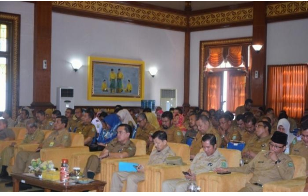 Bupati Siak Bersama OPD dan Camat Bahas Rapat Kerja Dalam Forum Perangkat Daerah Tahun 2021