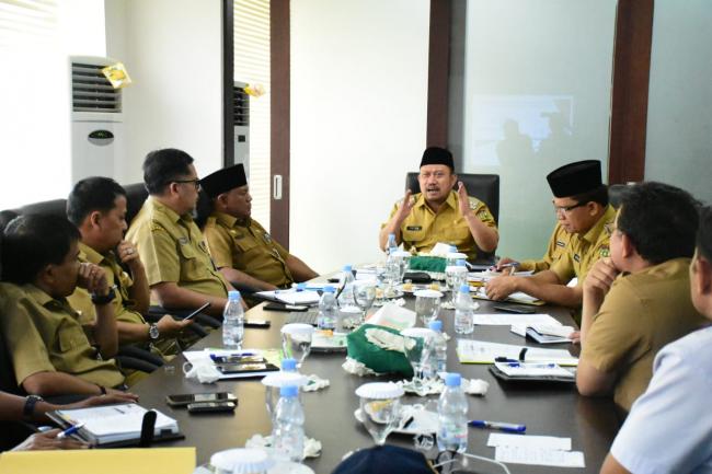 Pimpin Rapat Evaluasi Inflasi Daerah, Bupati Minta Seluruh Satker Jangan hanya Menunggu