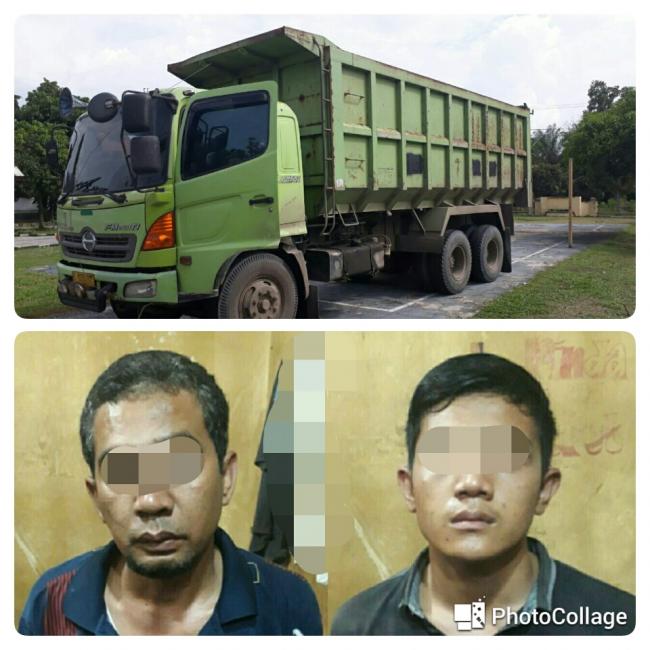 2 Pelaku Penggelapan Truk Tronton di Siak Hulu Ditangkap di Wilayah Sumbar