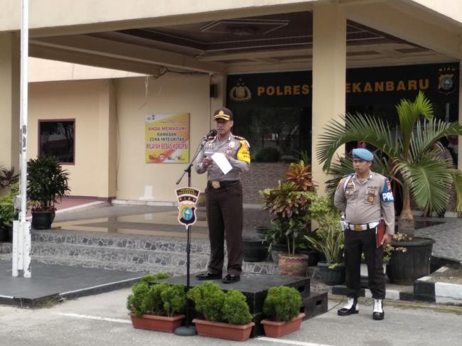 Kapolresta Pekanbaru ingatkan Polri wajib netral dalam tahapan Pilkada.