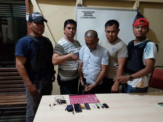 Jadi Pengedar Shabu, Seorang Tenaga Honorer Ditangkap Polsek Kampar