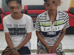 Polsek Tapung Amankan 2 Pelaku Narkoba di Desa Petapahan Jaya