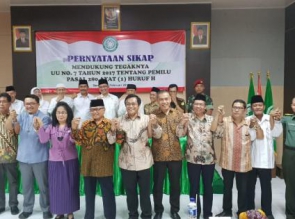 Para Tokoh Agama Provinsi Banten, Menyatakan Sikap Untuk Wujudkan Pemilu Damai 2019.