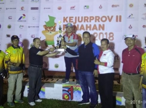 Kampar menjadi Juara Umum Kejurda II Panahan Riau 2018 di INHU