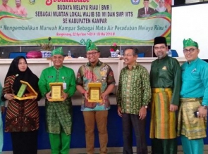 Disdikbud Kampar Sosialisasikan Budaya Melayu Riau Ke  Seluruh Sekolah