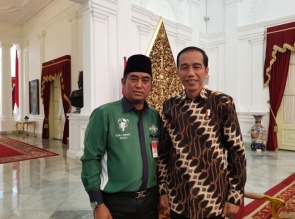 PWNU Riau Taja Festival Sholawat Badar diikuti 41 ribu Santri dihadapan Presiden RI