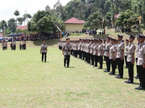 Kapolda Banten, Pimpin Upacara Penutupan Diktuk Bintara Polri di SPN Mandalawangi.