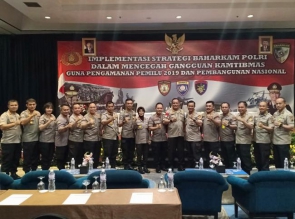 Empat Pejabat Polda Banten Ikuti Rakernis Baharkam Polri di Jakarta.