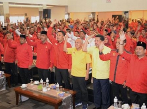 Andi Rahman Beberkan Pembangunan, Dihadapan Ribuan Kader PDIP Dumai, Rohil Bengkalis