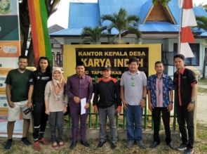 Dadakan Desa Karya Indah Dikunjungi Tim Liputan Dari KLHK Republik Indonesia
