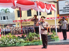Resmi Polda Banten Menjadi Type A, Kapolri Pimpin Upacara Pengukuhan Peningkatan Polda Banten.