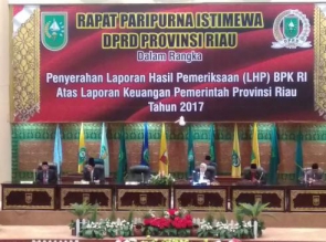Pemprov Riau Raih WTP dari BPK RI