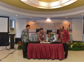 Bank Riau Kepri Teken MOU Dengan Perbarindo Riau Terkait APEX BPR