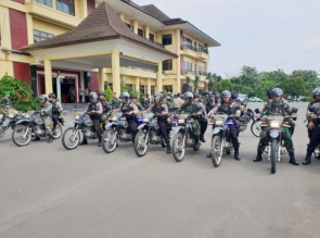 Kapolda Banten, Siagakan Brimob dan Bataliyon TNI laksanakan Patroli Gabungan.