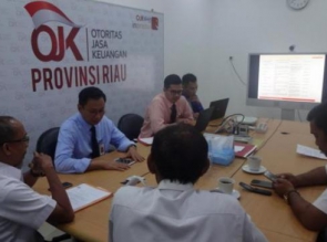 OJK Riau Gelar Rapat Terkait Aduan Investasi Ilegal PT Amoeba Pekanbaru