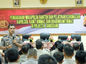 Kabid Humas Polda Banten Sampaikan Tingkatkan Publick Trust dikalangan Masyarakat