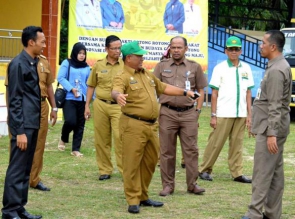 Sekda Tinjau Persiapan Kegiatan BB-GRM ke-IV dan HKG PKK ke-45 Tingkat Provinsi Riau