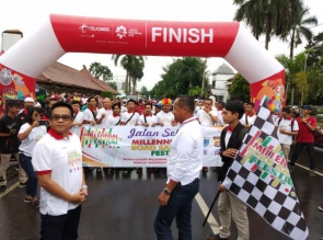 Polres Pandeglang, Gelar Millennial Road Safety Festival Wujudkan Kamseltibcar Lantas.