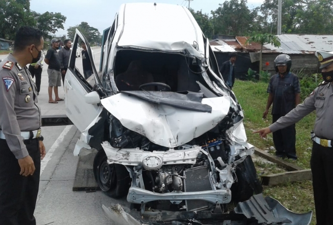 Kecelakaan Maut di KM 24 Jalan Raya Rimbo Panjang, 4 Nyawa Melayang 