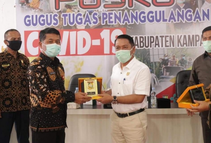 DPRD Dari Dua Kabupaten di Sumbar Lakukan Studi Banding Penanganan Covid-19 Ke Dinkes Kampar